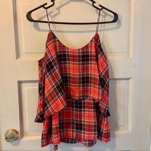 Love Marks Plaid Tank